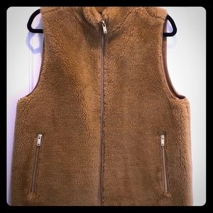 J Crew faux shearling vest